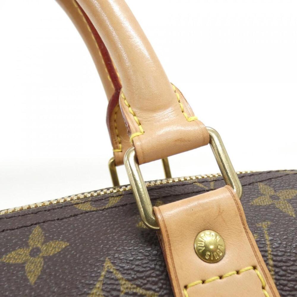 LOUIS VUITTON Brown Monogram Keepall 55 Boston Bag - Picture 4 of 7